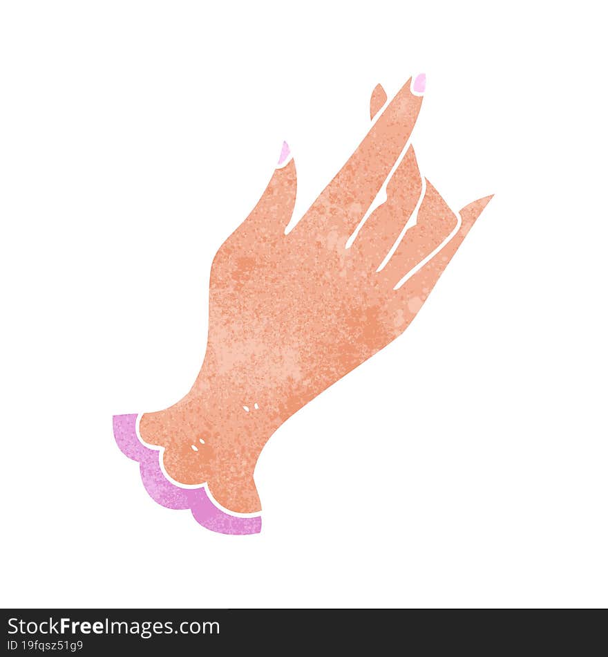 Retro Cartoon Hand