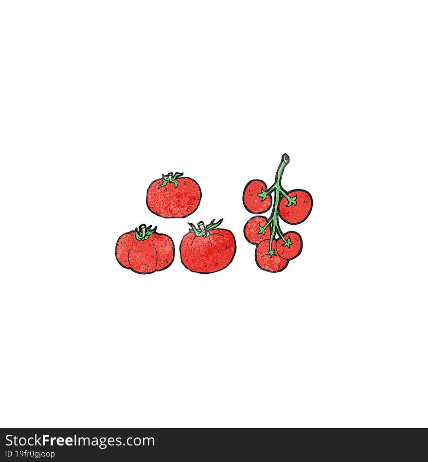 cartoon tomatoes