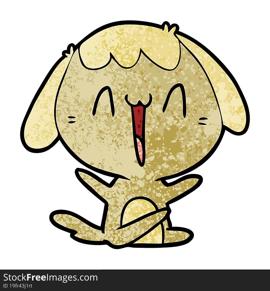 cute cartoon dog. cute cartoon dog