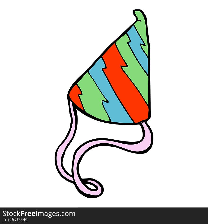 cartoon party hat