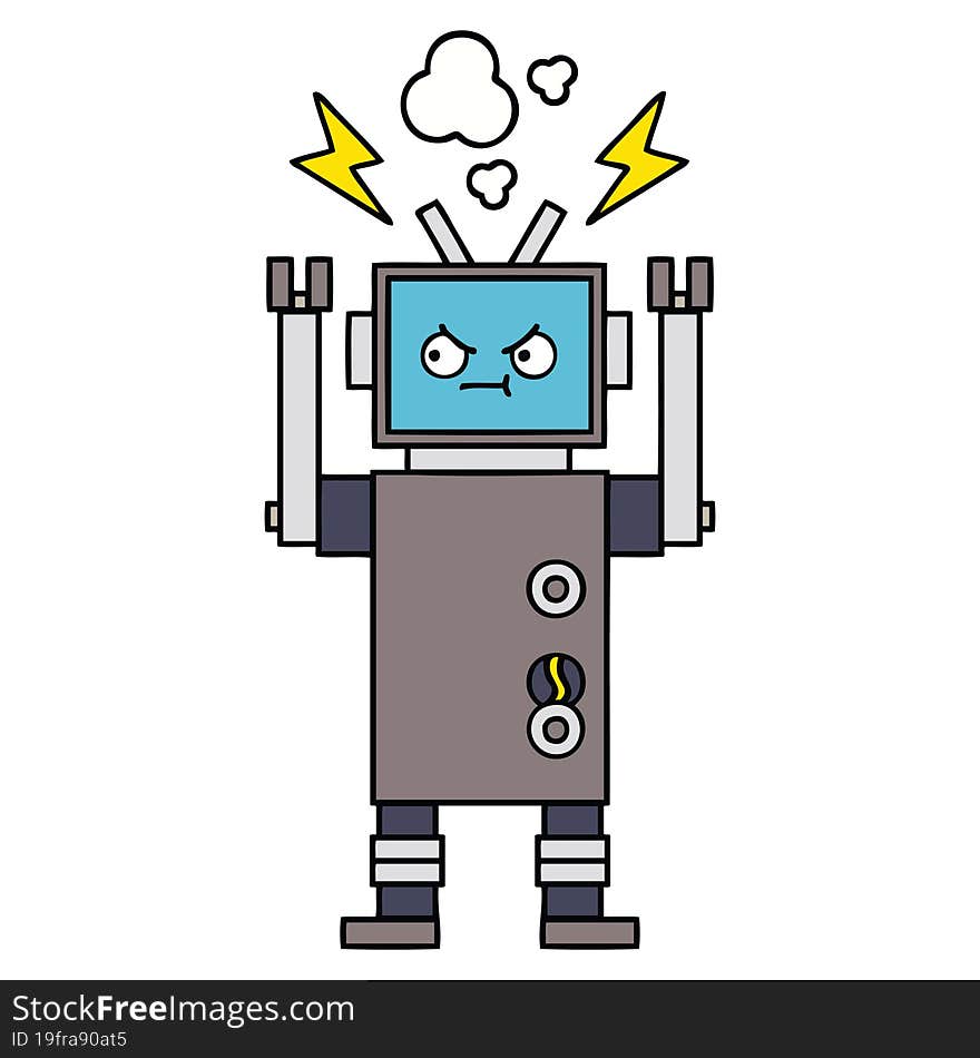 Cute Cartoon Robot