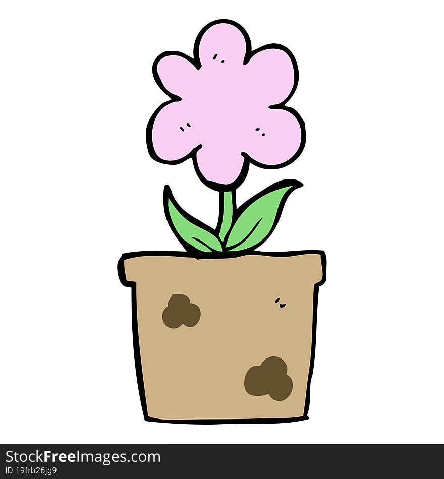 cute cartoon flower