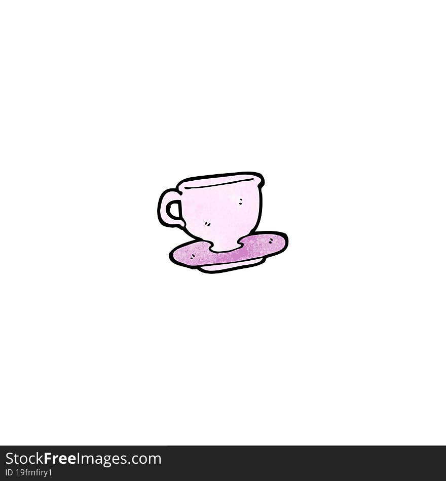 cup and saucer cartoon