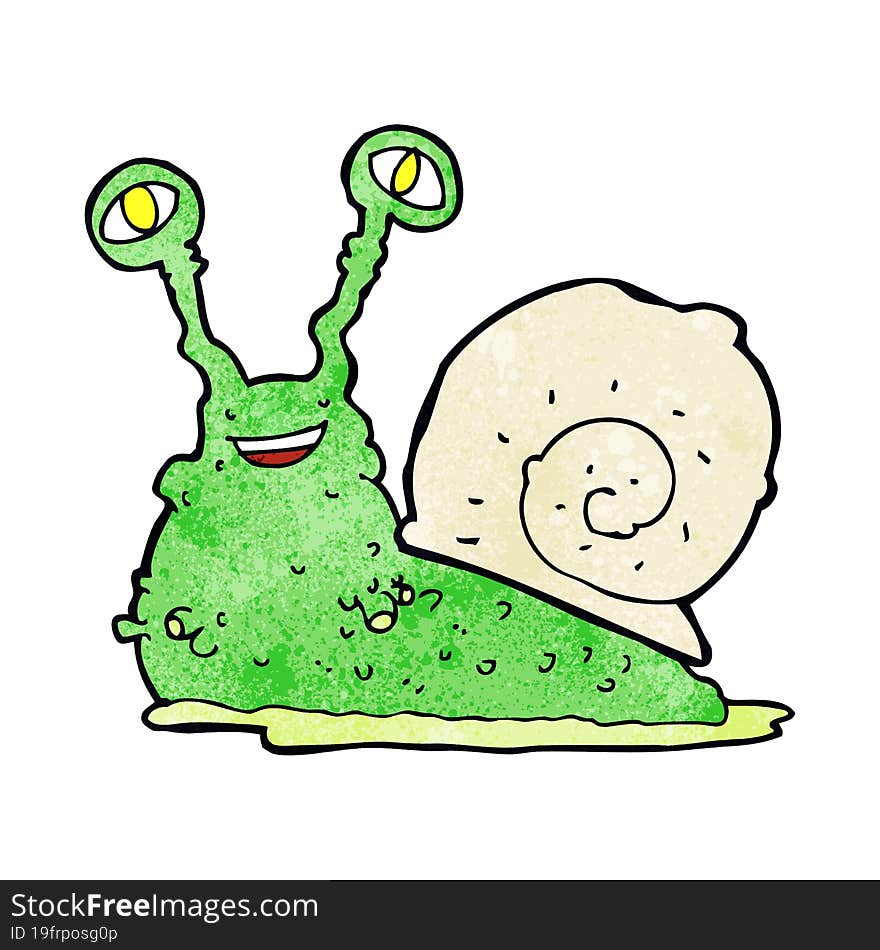 Cartoon Snail