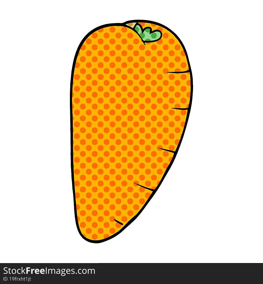 Cartoon Doodle Carrot