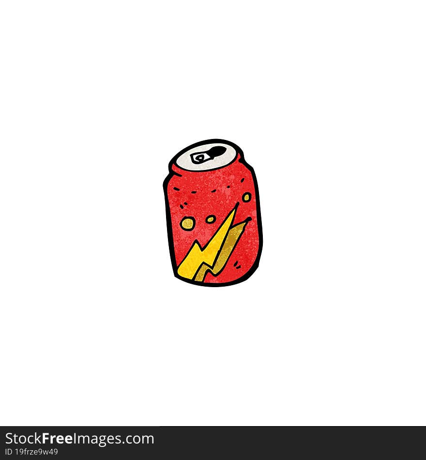 Cartoon Cola Can