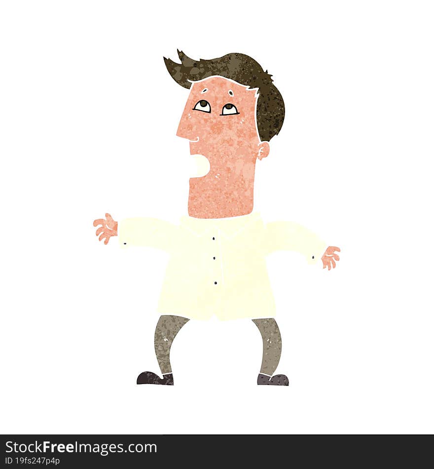 cartoon businessman