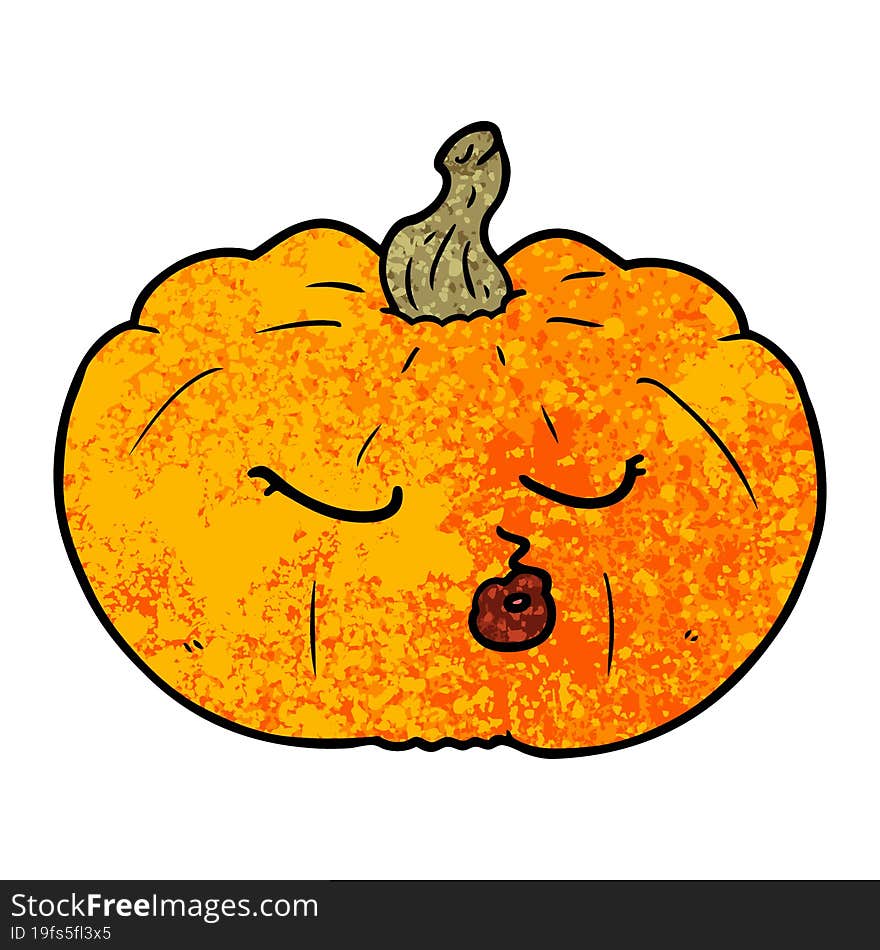 cartoon pumpkin. cartoon pumpkin