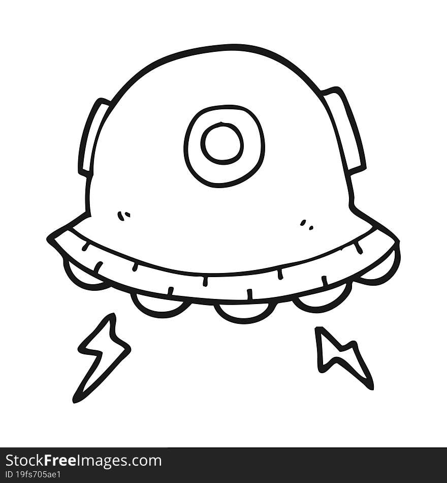 Cartoon UFO