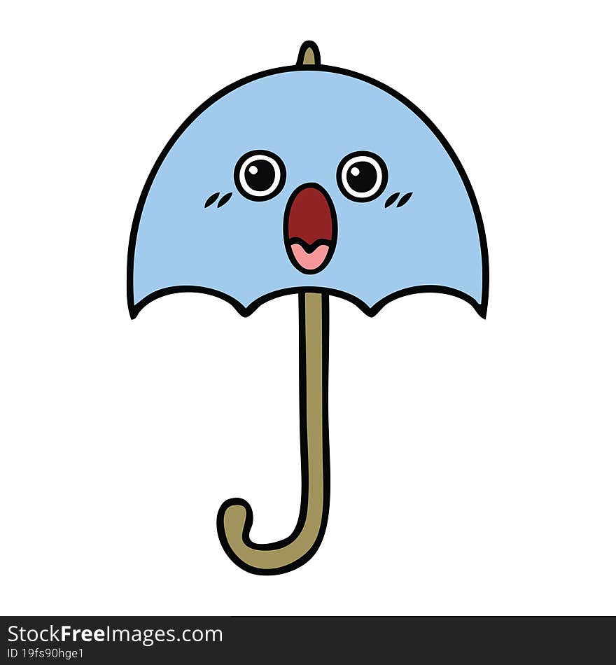 Cute Cartoon Umbrella