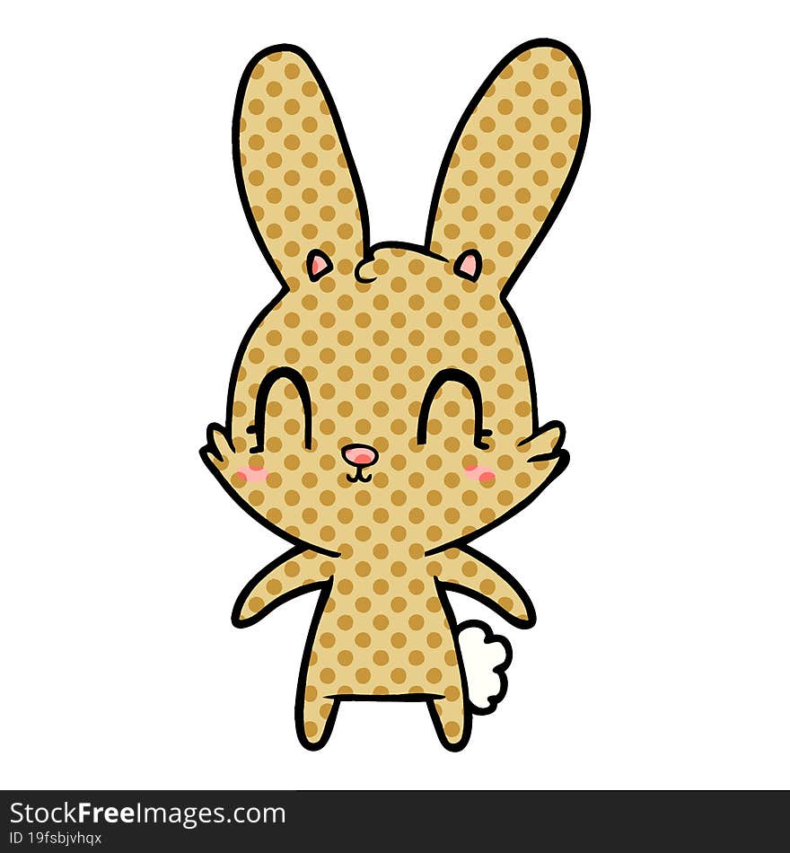 cute cartoon rabbit. cute cartoon rabbit