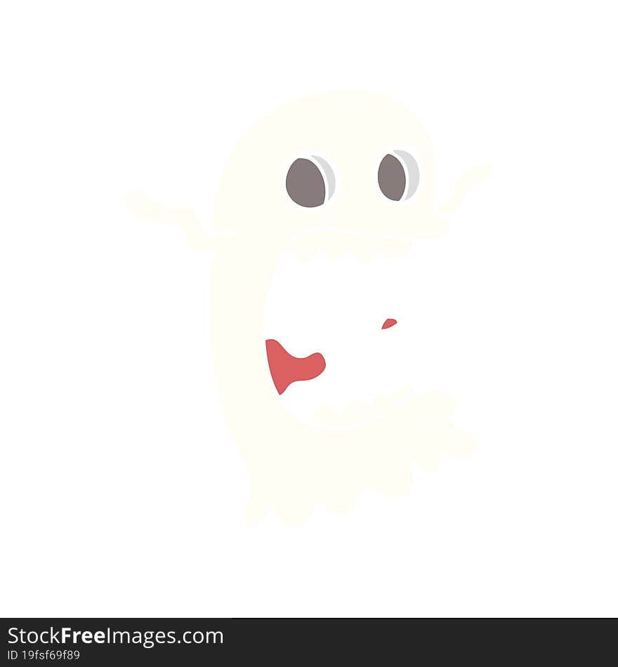 cartoon doodle spooky ghost