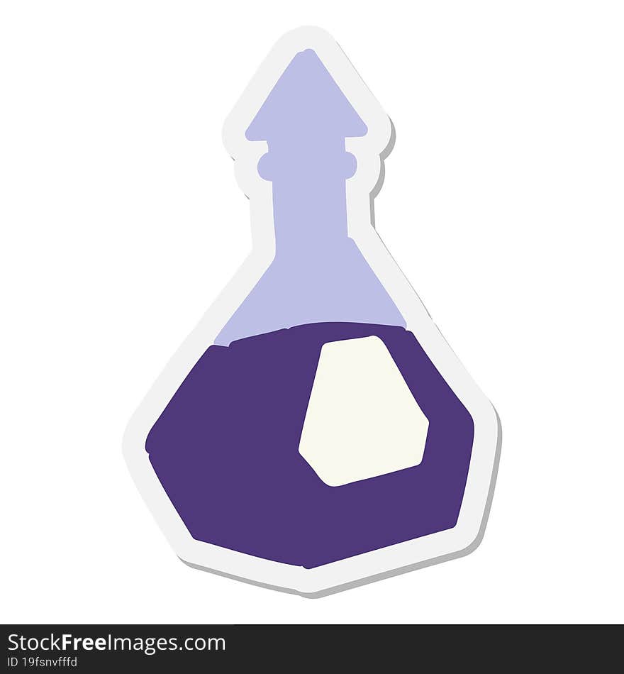 Magic Potion In Fancy Bottle Sticker