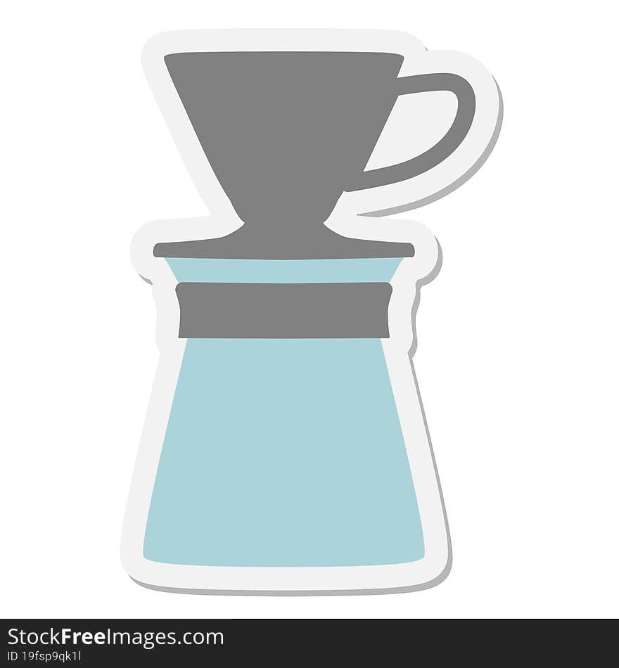 drip coffee maker sticker