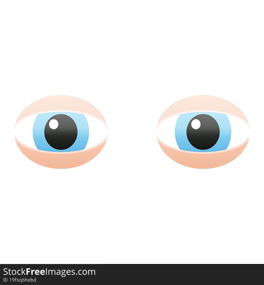 Staring Eyes Graphic Icon