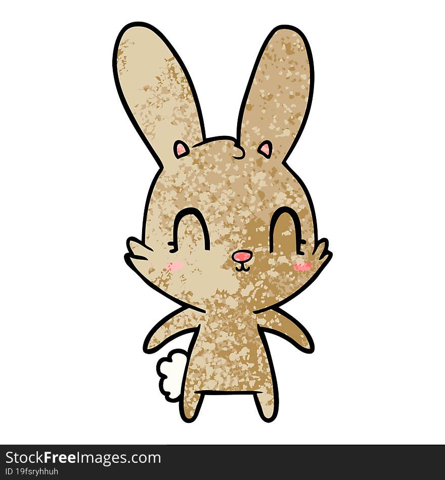 cute cartoon rabbit. cute cartoon rabbit