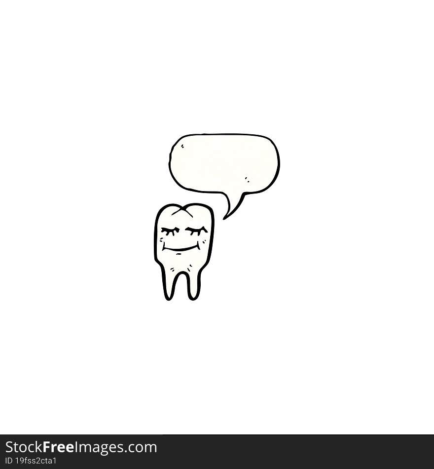 cartoon tooth