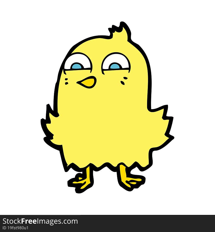 Funny Cartoon Bird