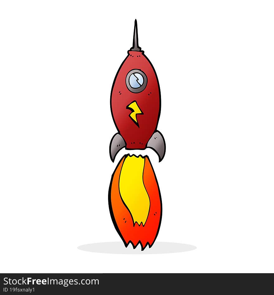 Cartoon Rocket