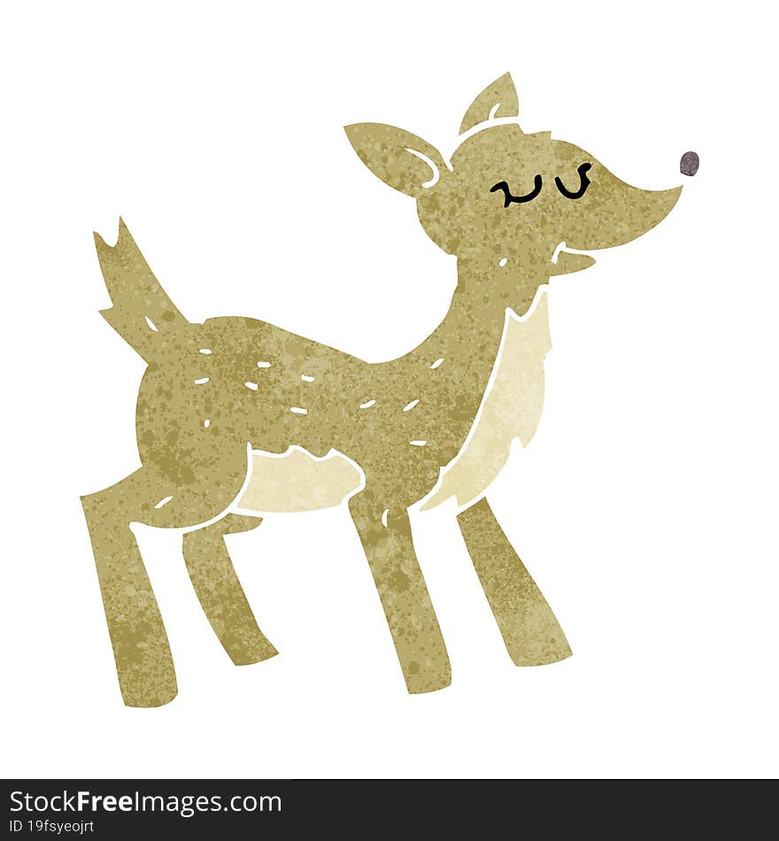 cute cartoon deer