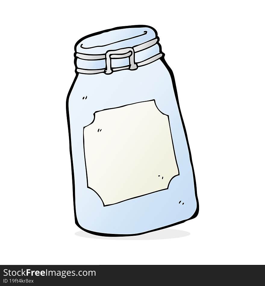 cartoon jar