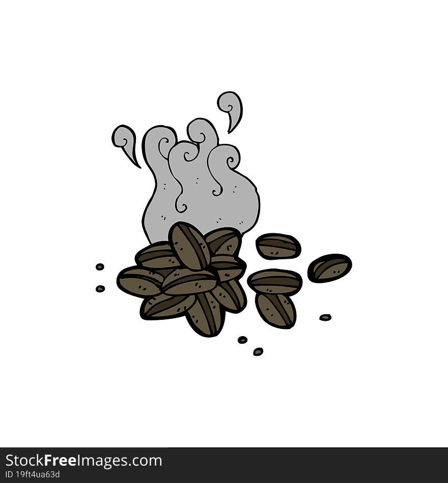 Cartoon Coffee Beans