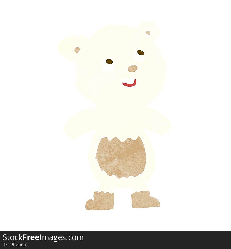 cartoon polar bear