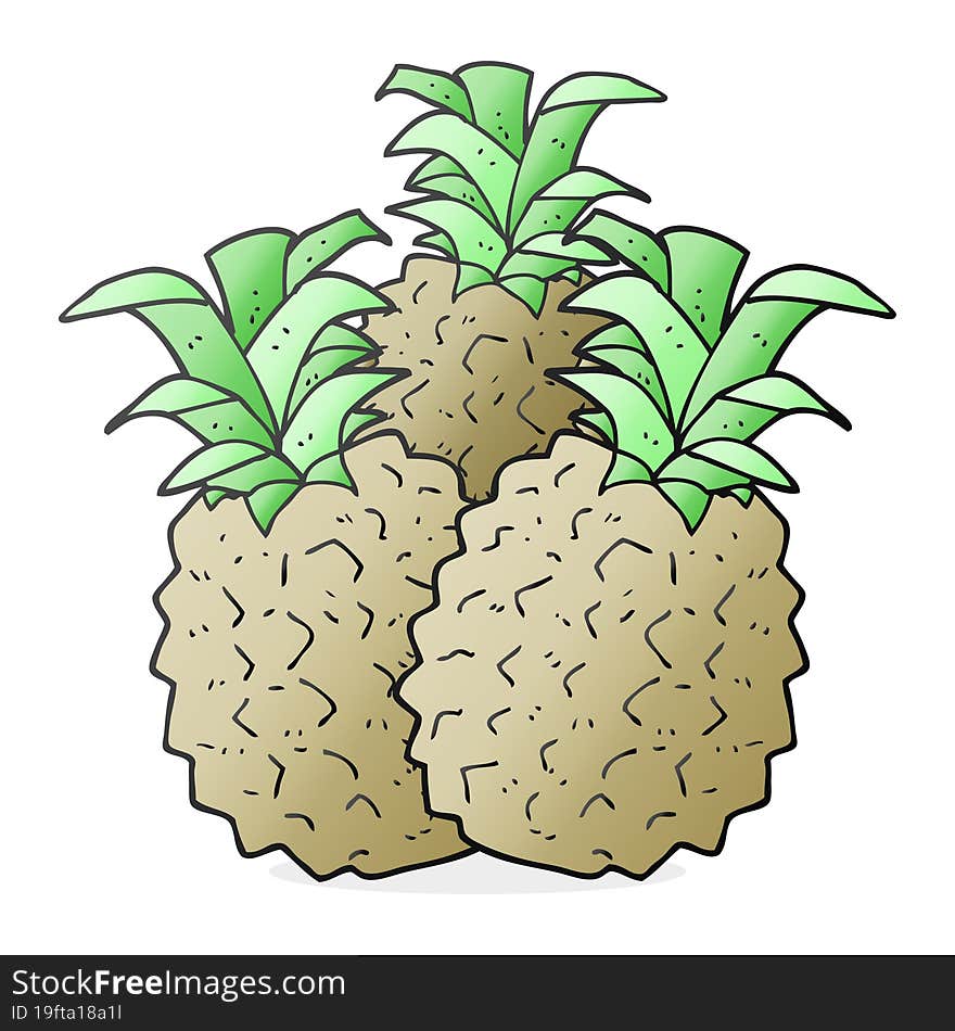 Cartoon Pineapple