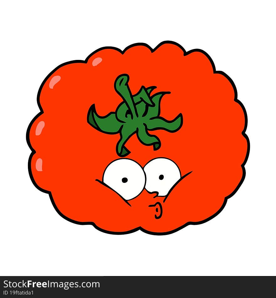 cartoon tomato. cartoon tomato