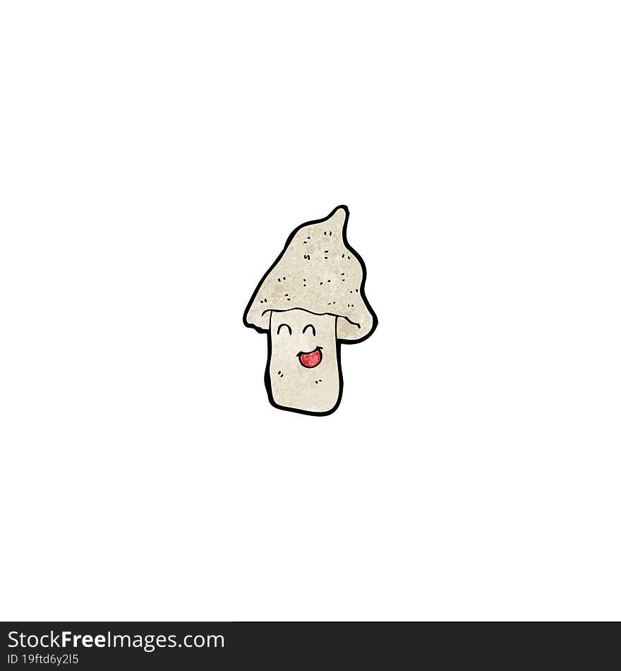 Mushroom Cartoon Character