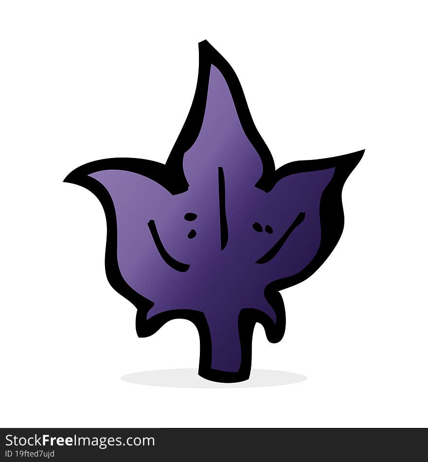 Cartoon Leaf Symbol