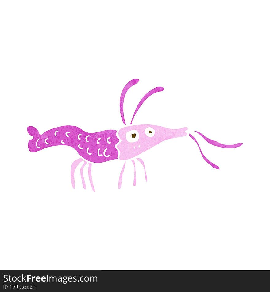 cartoon shrimp