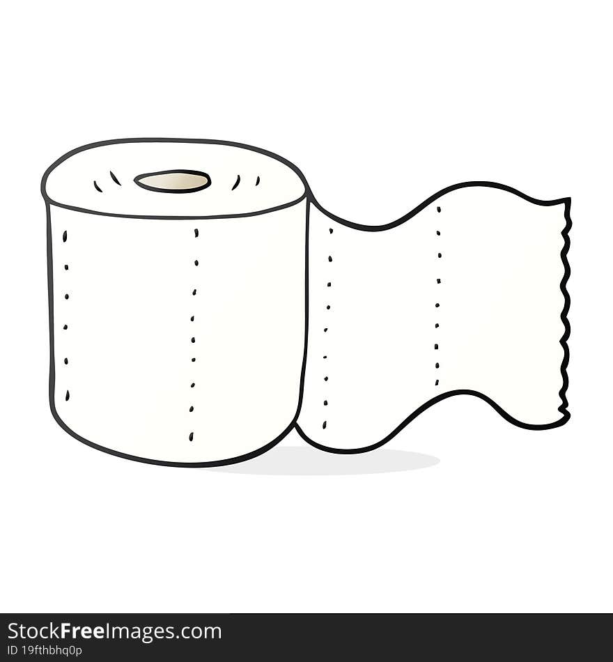 cartoon toilet paper