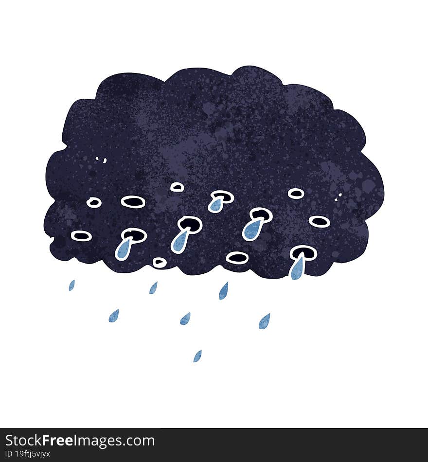 Cartoon Rain Cloud