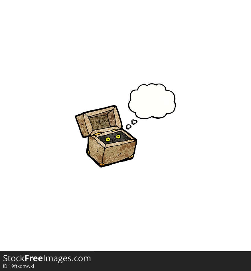 Monster In Box Cartoon