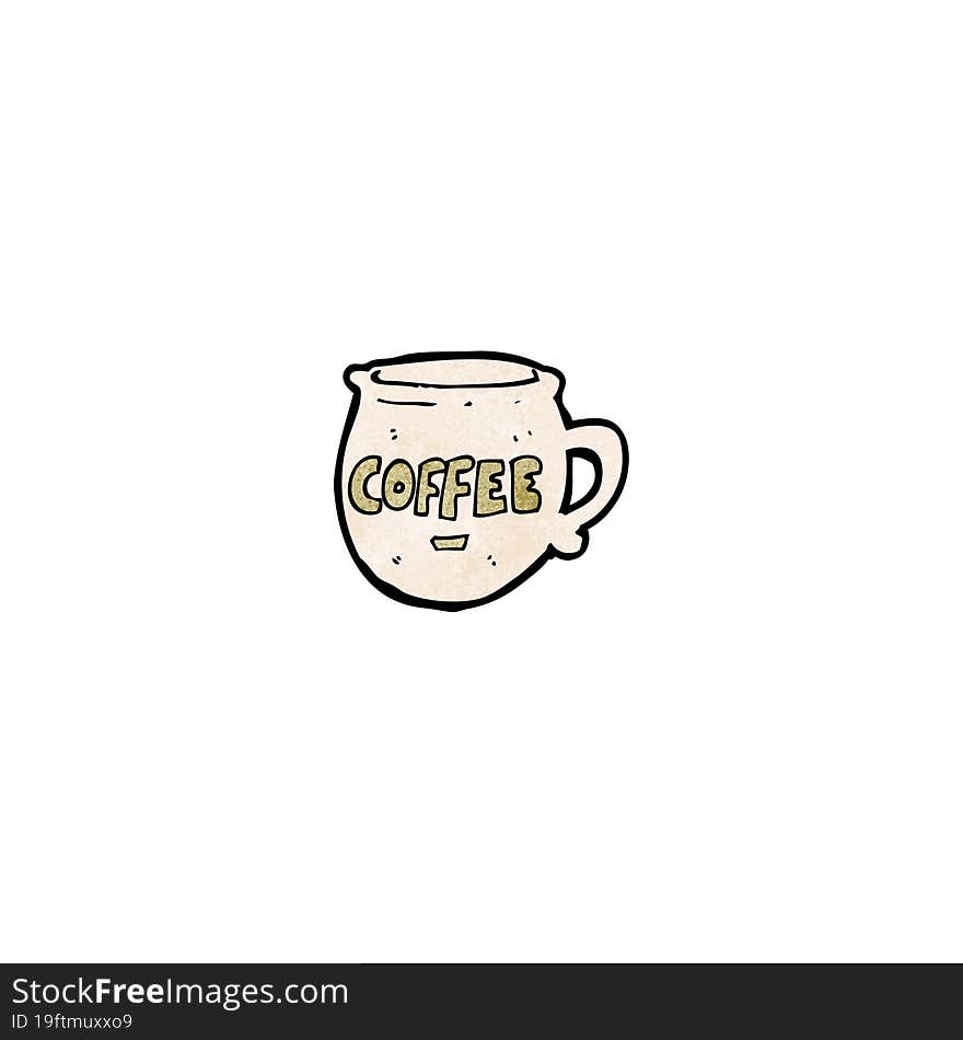 cartoon coffee mug