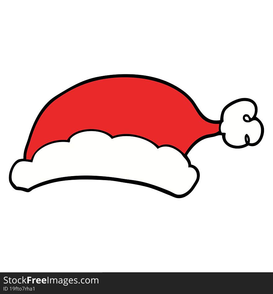 cartoon christmas hat