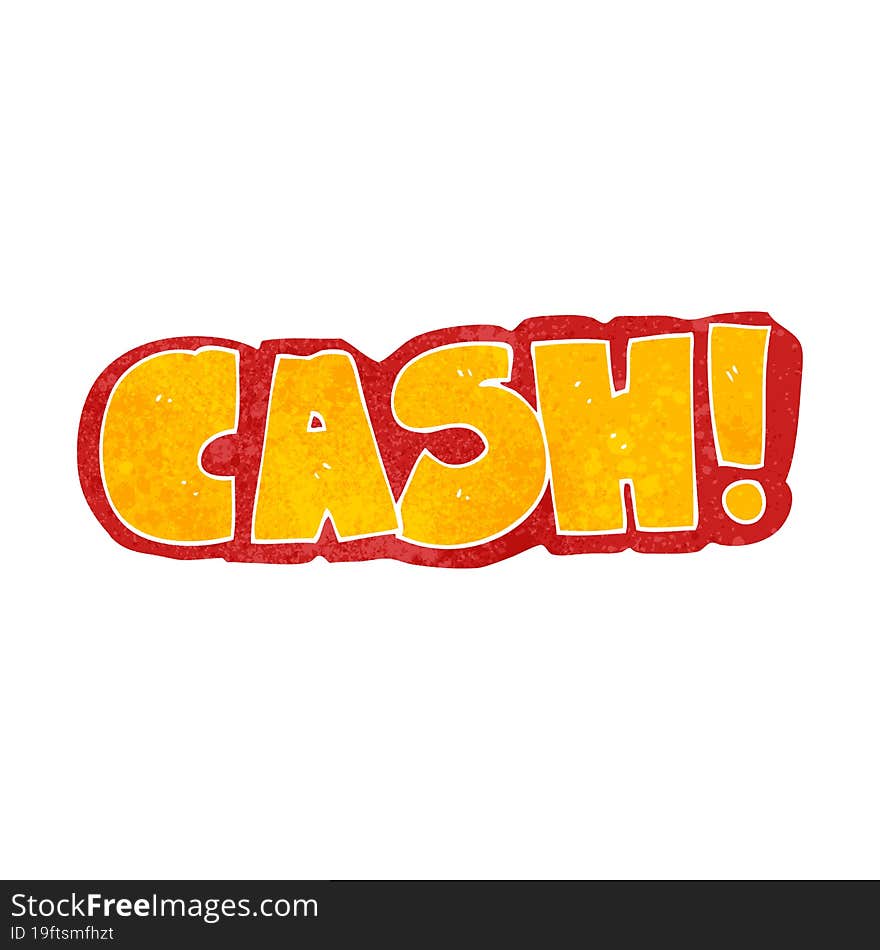 cartoon cash symbol