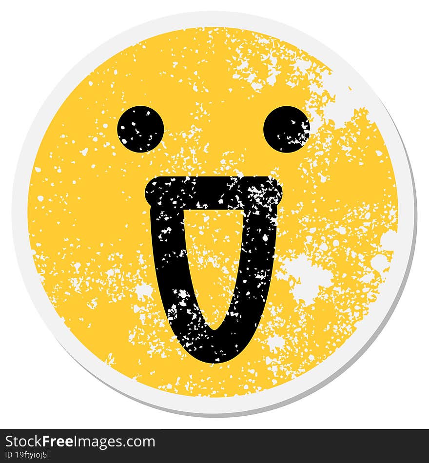 Simple Laughing Face Circle