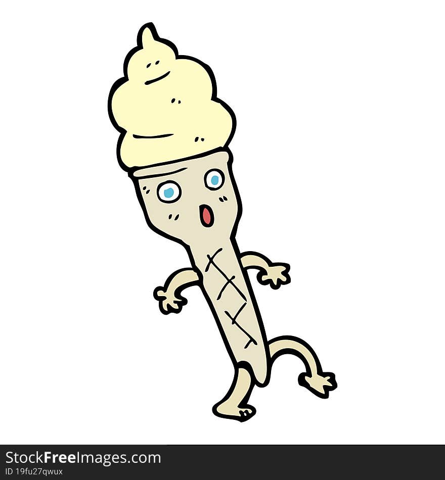 cartoon ice cream