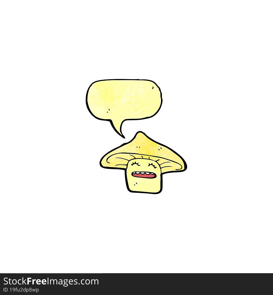 magic mushroom cartoon character