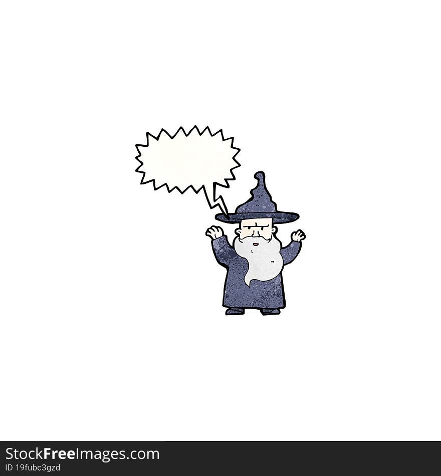 cartoon wizard