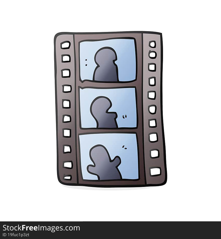 cartoon film strip