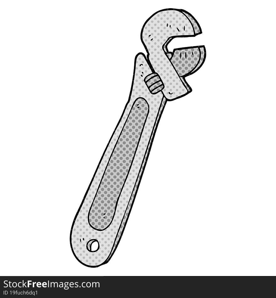 Cartoon Adjustable Spanner