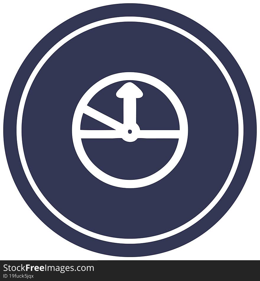 speedometer circular icon