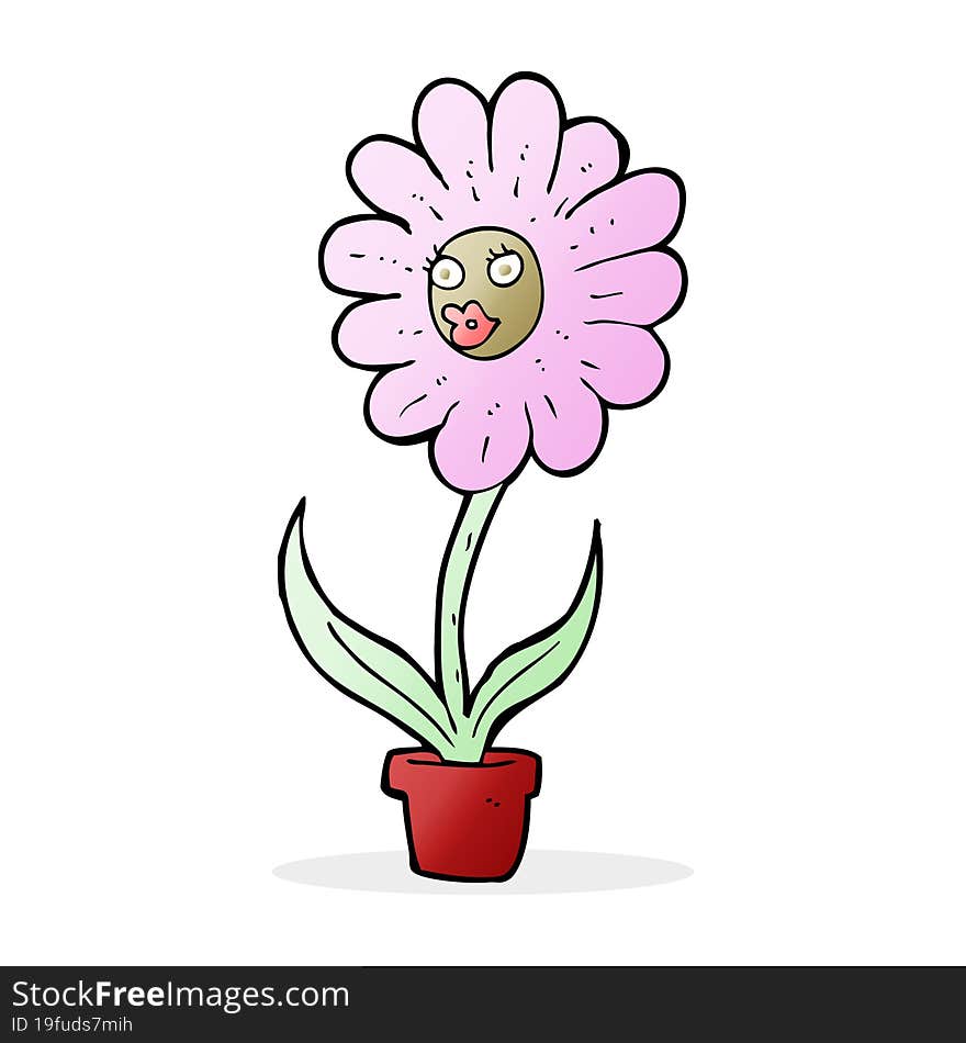 cartoon flower