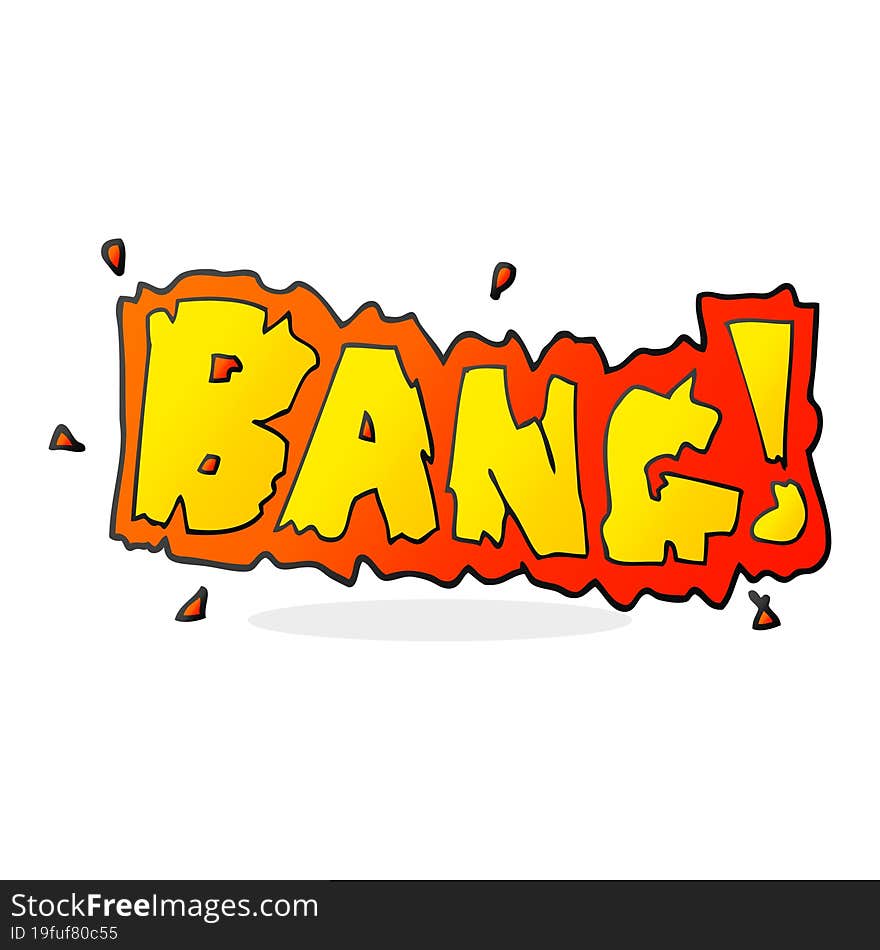 cartoon bang symbol