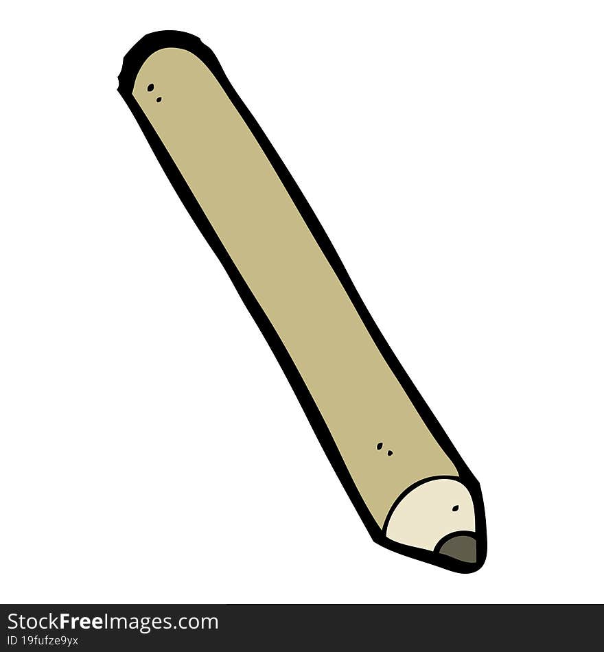 cartoon pencil