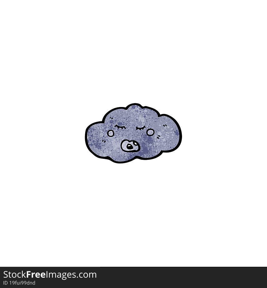 Cartoon Rain Cloud