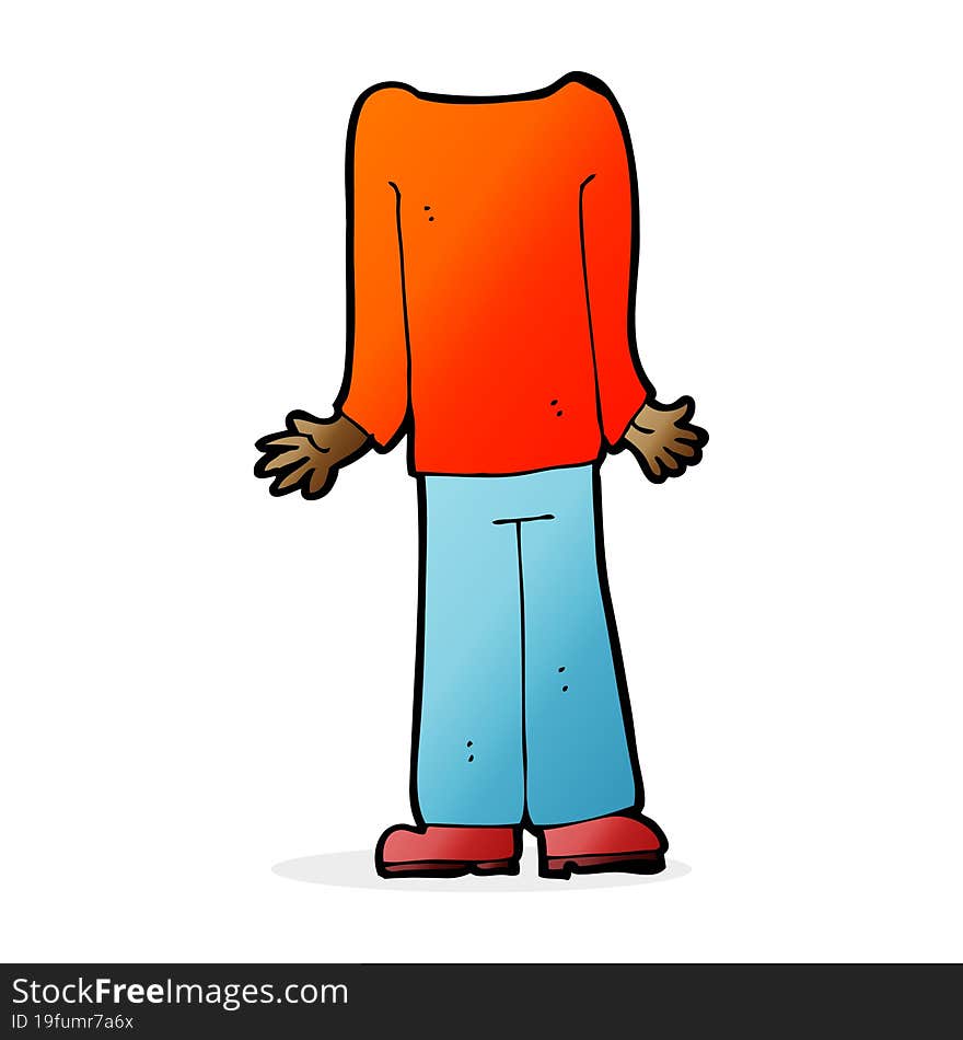 cartoon male body (mix and match cartoons or add own photos